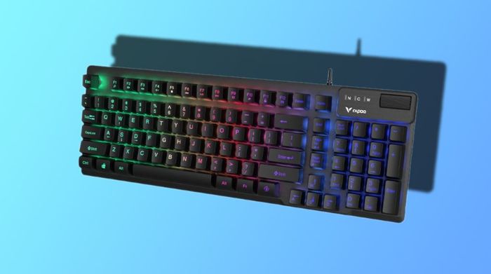 Kết nối USB ổn định của bàn phím Rapoo V50s 98 giúp truyền tín hiệu nhanh, không bị gián đoạn
