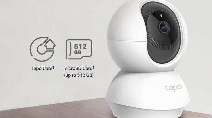 Camera IP 360 Độ 2MP TP-Link Tapo C200C - Thẻ nhớ