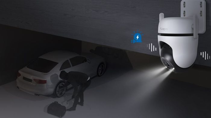 Camera IP Ngoài trời 360 Độ 4MP TP-Link Tapo C520WS - Quan sát ban đêm tốt, đèn LED tích hợp
