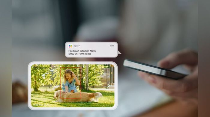 Camera IP Ngoài Trời 2MP Ezviz H3C - Phát hiện thông minh