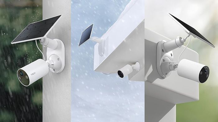 Camera IP Ngoài trời 3MP TP-Link Năng Lượng Mặt Trời Tapo C410 Kit - Hoạt động tốt cả khi trời mưa