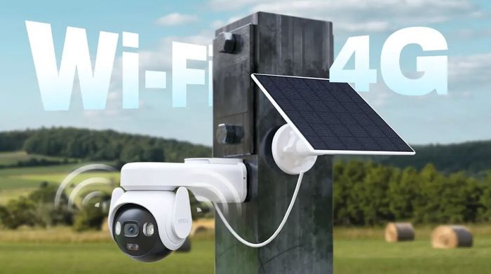 Camera IP Ngoài trời 360 Độ 5MP IMOU AOV PT Wifi 4G Năng Lượng Mặt Trời B7ED-5M0TEA - Năng lượng độc lập, kết nối không giới hạn