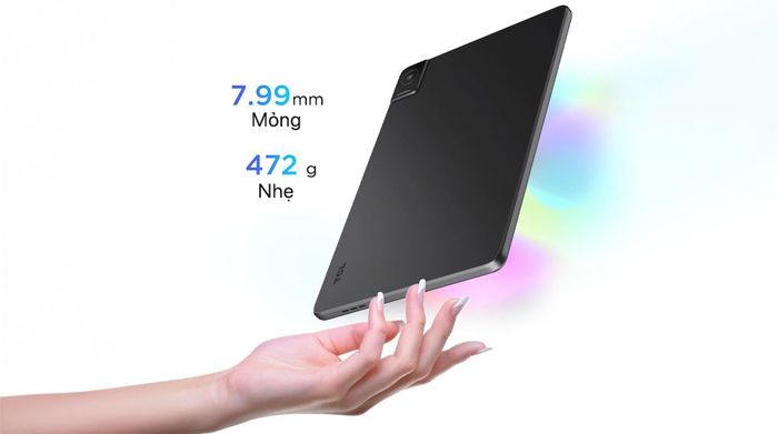 TCL Tab 10L Gen 3 WiFi 4GB/64GB - Thiết kế mỏng nhẹ
