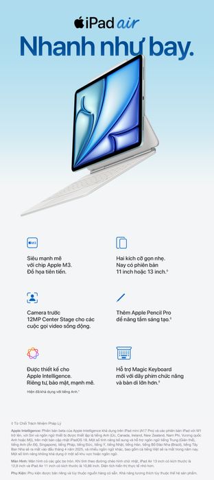 iPad Air M3 13 inch 5G 128GB - Tổng Quan