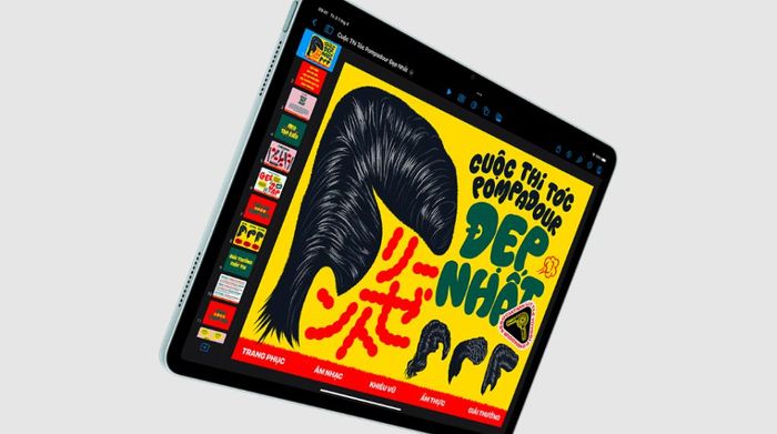 iPad Air M3 13 inch 5G 128GB - Thời lượng sử dụng lên đến 10 tiếng
