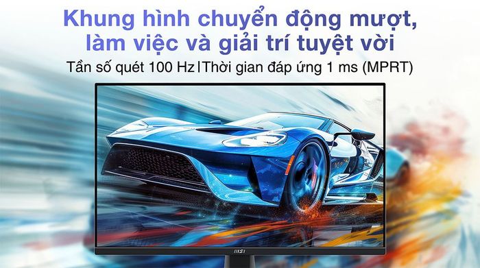 Màn hình MSI PRO MP275Q 27 inch 2K - Tần số quét 100 Hz