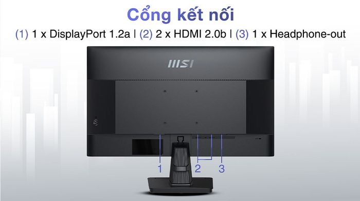 Màn hình MSI PRO MP275Q 27 inch 2K - Kết nối dễ dàng