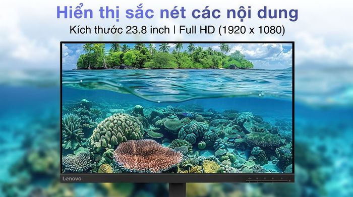 Màn hình Lenovo L24-4e 23.8 inch Full HD - Khung hình vừa đủ