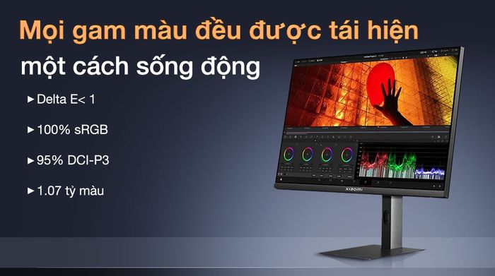 Màn hình Xiaomi A27Ui 27 inch 4K - Tái hiện màu sắc chân thật