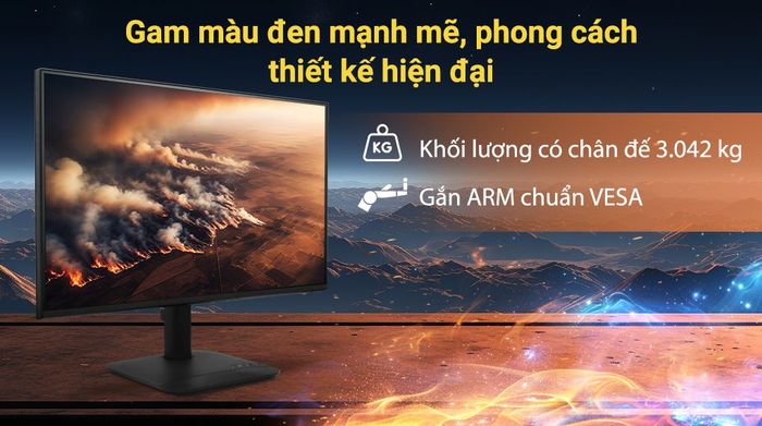 Màn hình Gaming Acer KB242Y P6 23.8 inch Full HD - Kiểu dáng gọn gàng