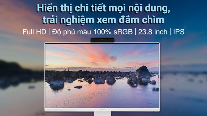 ASUS AIO V440VAK i3 1315U (WPC066W) - Màn hình Full HD
