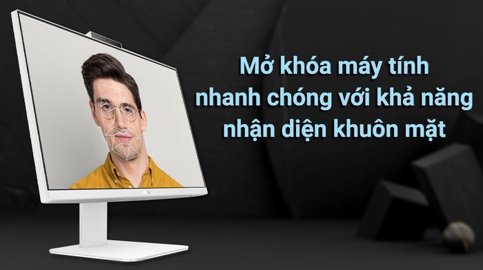 ASUS AIO V440VAK i5 13420H (WPC065W) - Webcam sắc nét