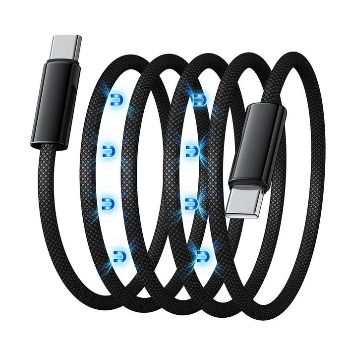 Cáp sạc Type C - Type C 1m CC60 thiết kế đầu ra đầu vào type C