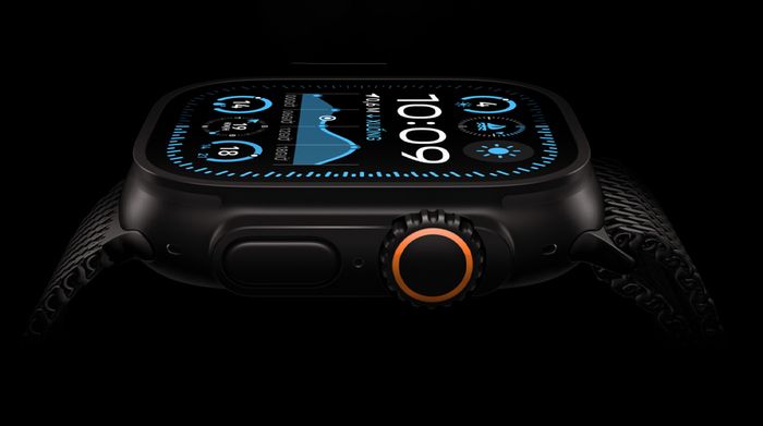 Apple Watch Ultra 2 GPS + Cellular 49mm viền Titanium đen dây Ocean - Thiết kế
