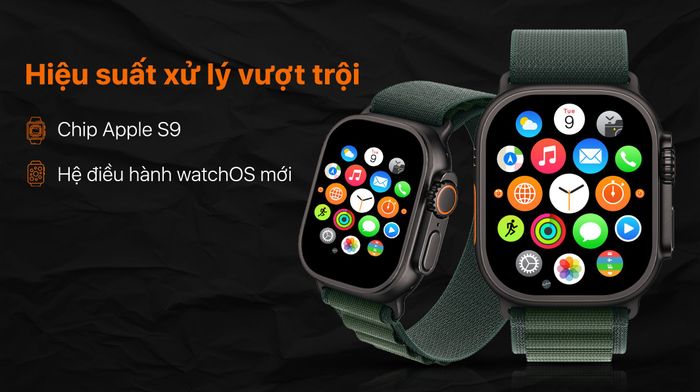 Apple Watch Ultra 2 GPS + Cellular 49mm viền Titanium đen dây Alpine - Cấu hình