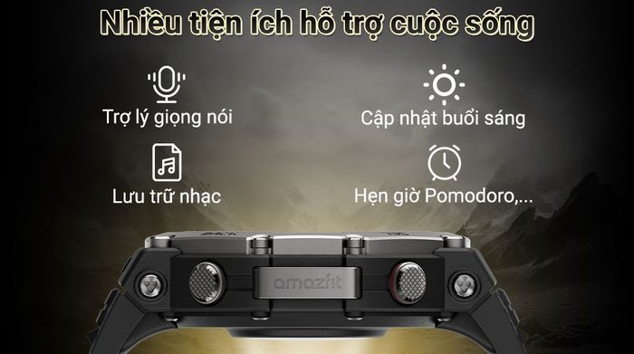 Đồng hồ thông minh Amazfit T-Rex 3 - Tiện ích khác 