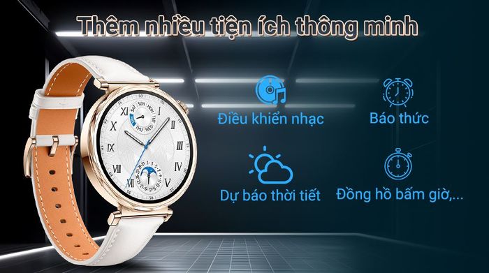 Huawei Watch GT 5 41mm viền thép dây da - Tiện ích khác