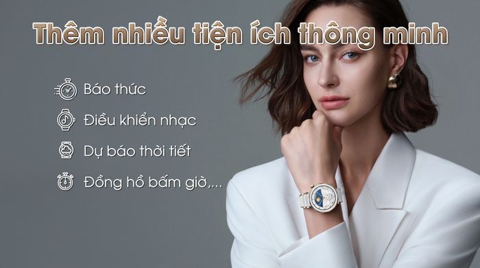 Huawei Watch GT 5 Pro 42mm viền gốm dây cao su - Tiện ích khác