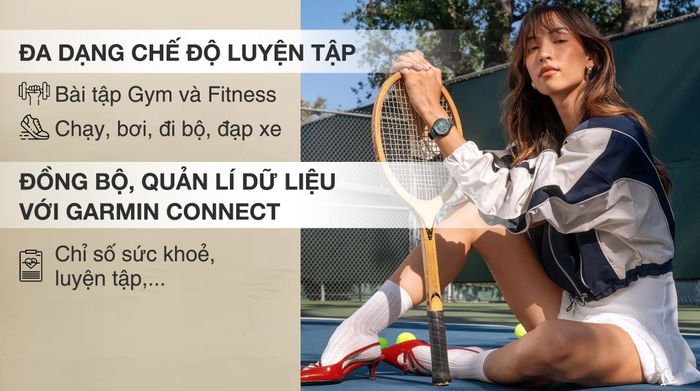 Đồng hồ thông minh Garmin Lily 2 Active - Luyện tập