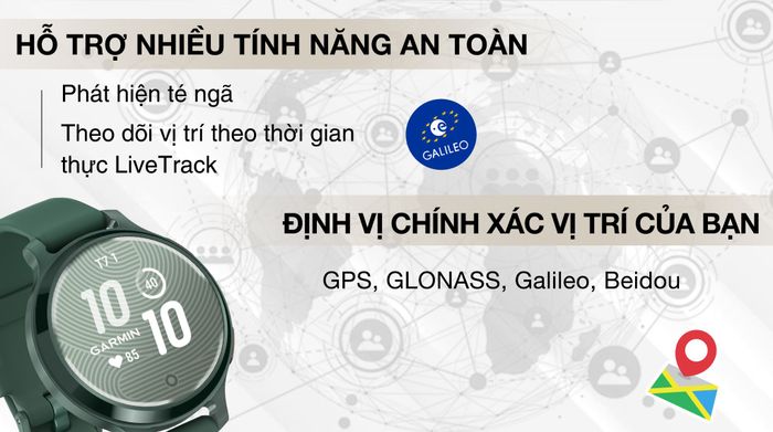 Garmin Lily 2 Active 38mm - Định vị