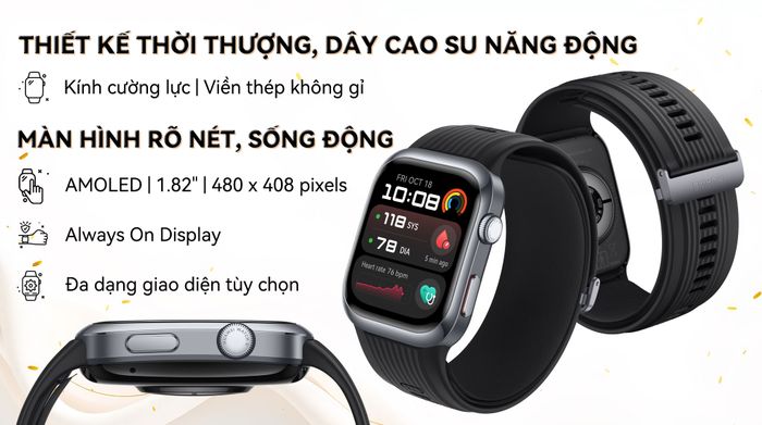 Đồng hồ thông minh Huawei Watch D2 - Thiết kế