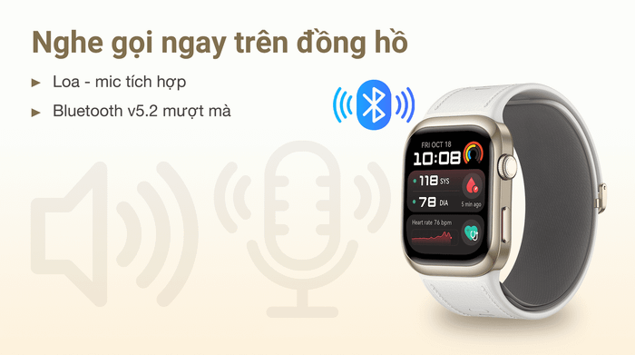 Huawei Watch D2 48mm dây da - Nghe gọi
