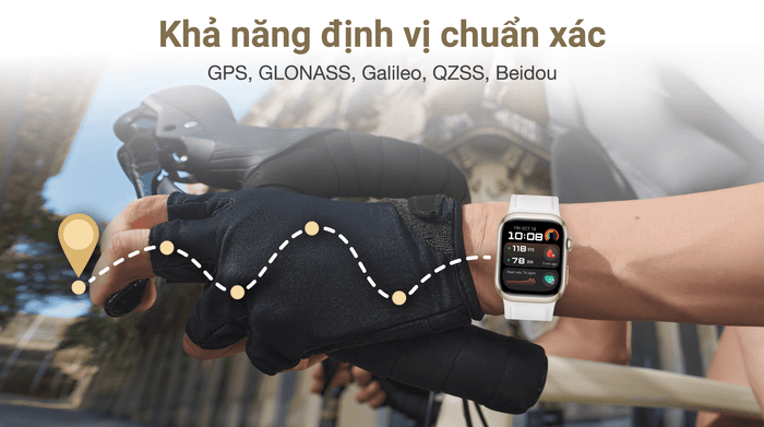 Huawei Watch D2 48mm dây da - Định vị