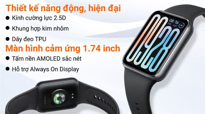 Vòng đeo tay thông minh Mi Band 9 Pro - Thiết kế