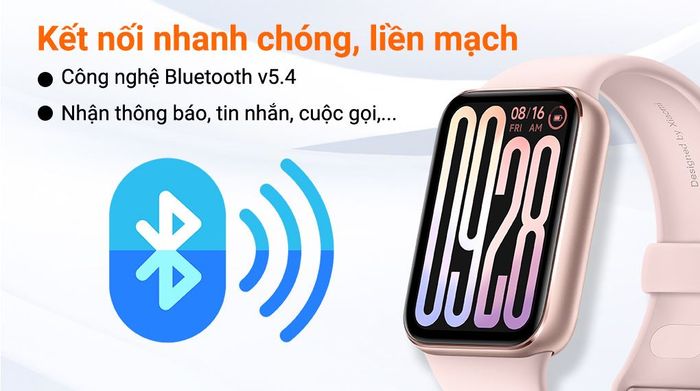 Vòng đeo tay thông minh Mi Band 9 Pro - Kết nối