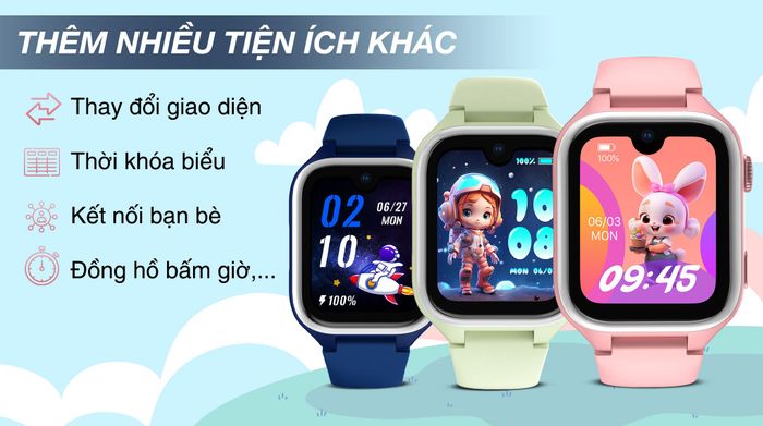 Đồng hồ định vị trẻ em Kidcare Sight S1 - Tiện ích khác