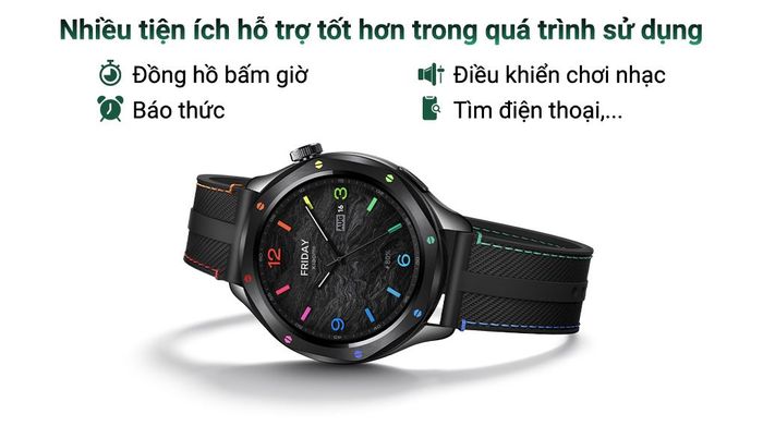Xiaomi Watch S4 47mm Đen Cầu Vồng - Tiện ích khác
