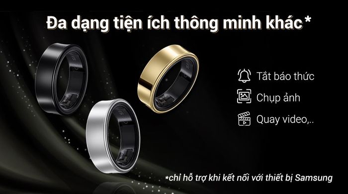 Nhẫn thông minh Samsung Galaxy Ring Size 10 - Tiện ích khác