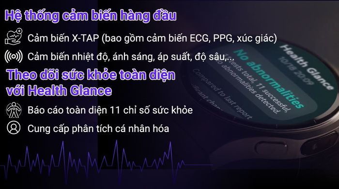 Huawei Watch 5 46mm dây composite - Sức khỏe