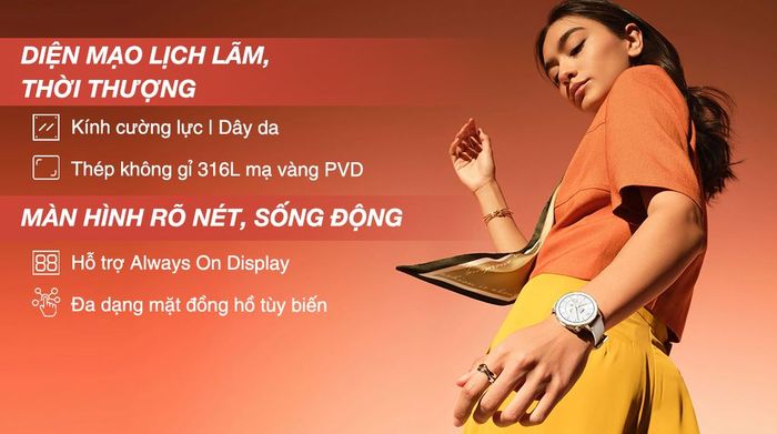 OPPO Watch X2 mini 43mm dây da - Thiết kế