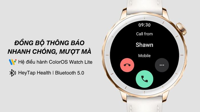 OPPO Watch X2 mini 43mm dây da - Thiết kế