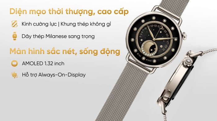 Xiaomi Watch S4 41mm dây Milanese - Thiết kế