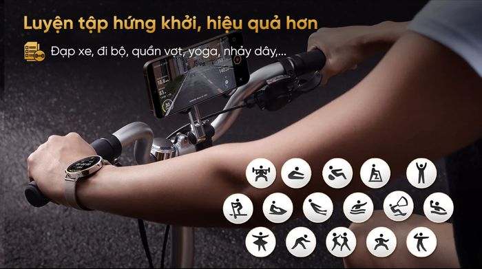 Xiaomi Watch S4 41mm dây Milanese - Luyện tập