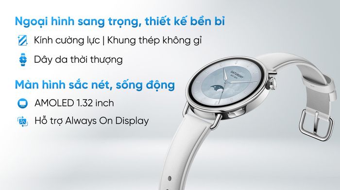 Xiaomi Watch S4 41mm dây da - Thiết kế