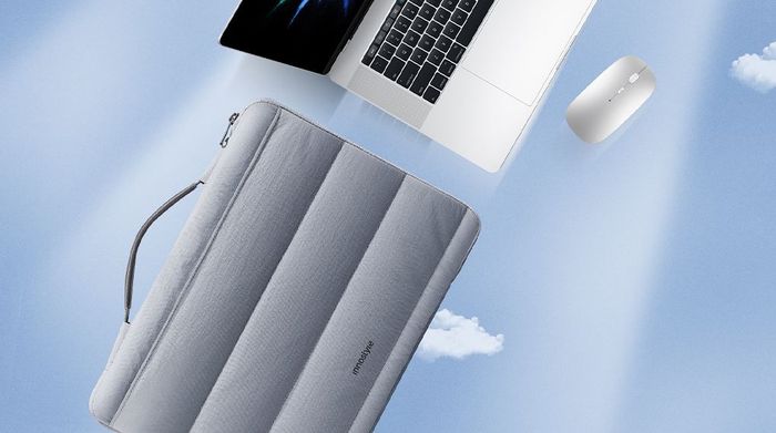 Lớp vải cao cấp và đệm mút dày chống sốc hiệu quả trên túi xách Laptop 14 inch Innostyle Stratus Carrying S610