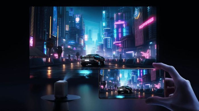 Máy chiếu Xiaomi Smart Projector L1 Pro - Kết nối không dây tiện lợi qua Google Cast