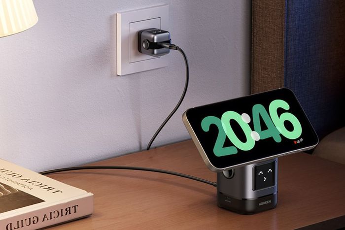 Đế Sạc Không Dây 2 in 1 Qi2 15W Magnetic kèm Cáp Type C - Type C 1m Ugreen W709 45775 - Công suất sạc tối đa 15W