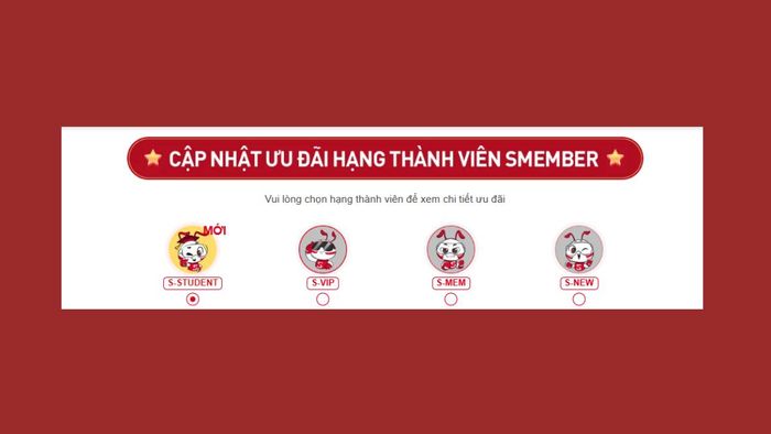 Các hạng thành viên tại CellphoneS