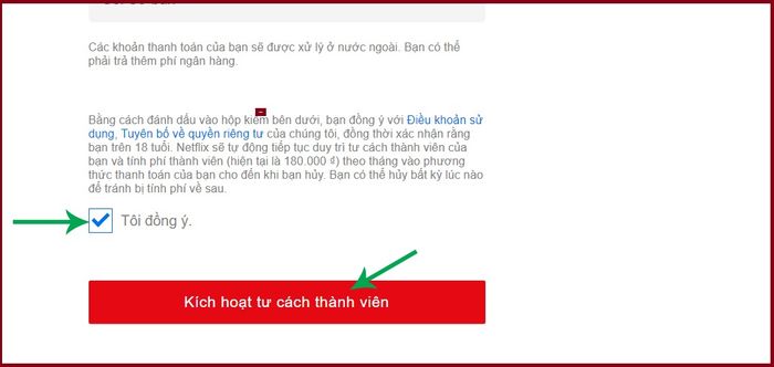 Hướng dẫn đăng ký Netflix trên máy tính: Bước 6