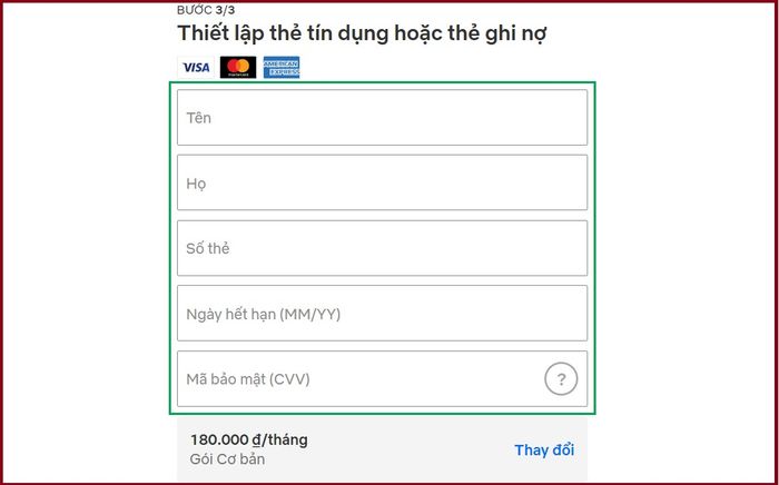Hướng dẫn đăng ký Netflix trên máy tính: Bước 5