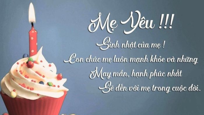 Ảnh HPBD đẹp dành cho mẹ