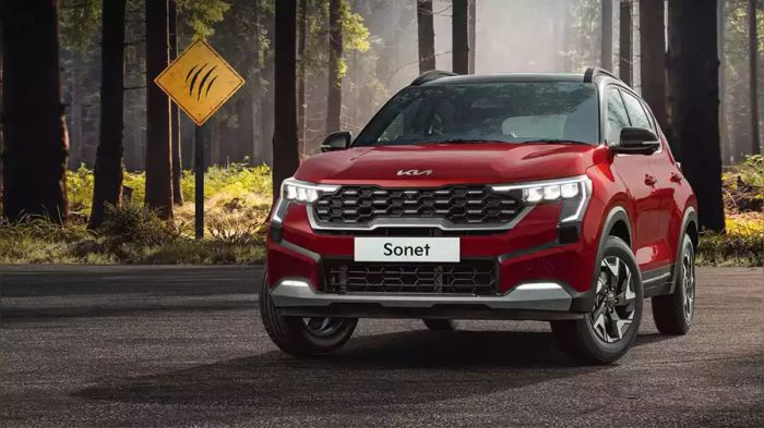 Kia Sonet Facelift 2024 giới thiệu với chuỗi tính năng hàng đầu trong phân khúc kia-sonet-3.avif