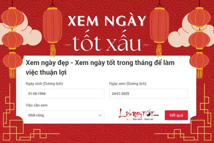 Chọn ngày tốt