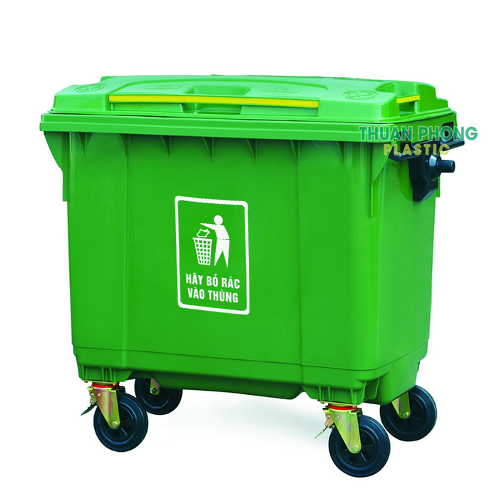 Thùng rác nhựa 660l