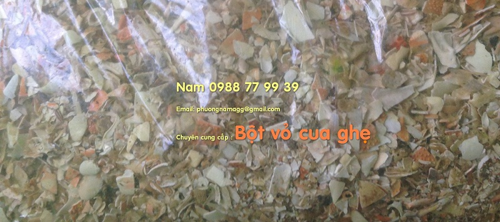 Bột vỏ cua, ghẹ