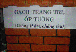 Gạch trang trí ốp tường